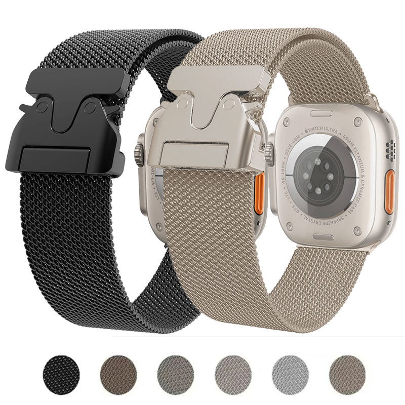 Mesh Coil Strip - Milanese gelang jam tangan Apple Watch,