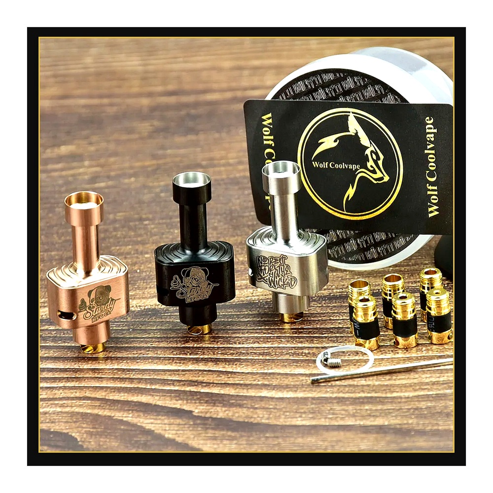 Wolfcool Vape Sturdy MFG Wickd - Vaping Air ulasan dan harga