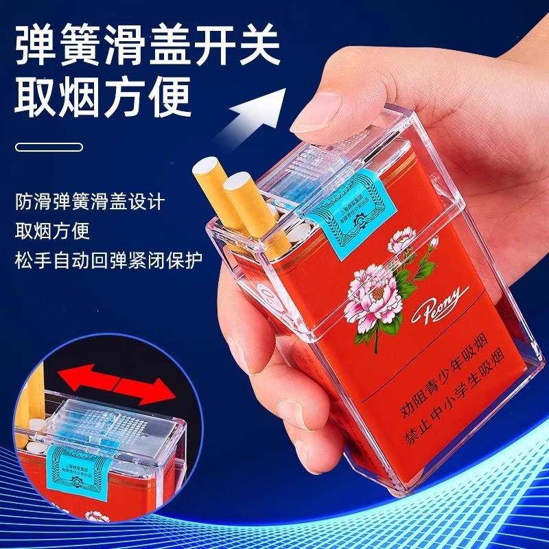 Kotak Rokok Geser Transparan d - Smoking & Vaping Accessories ulasan dan harga