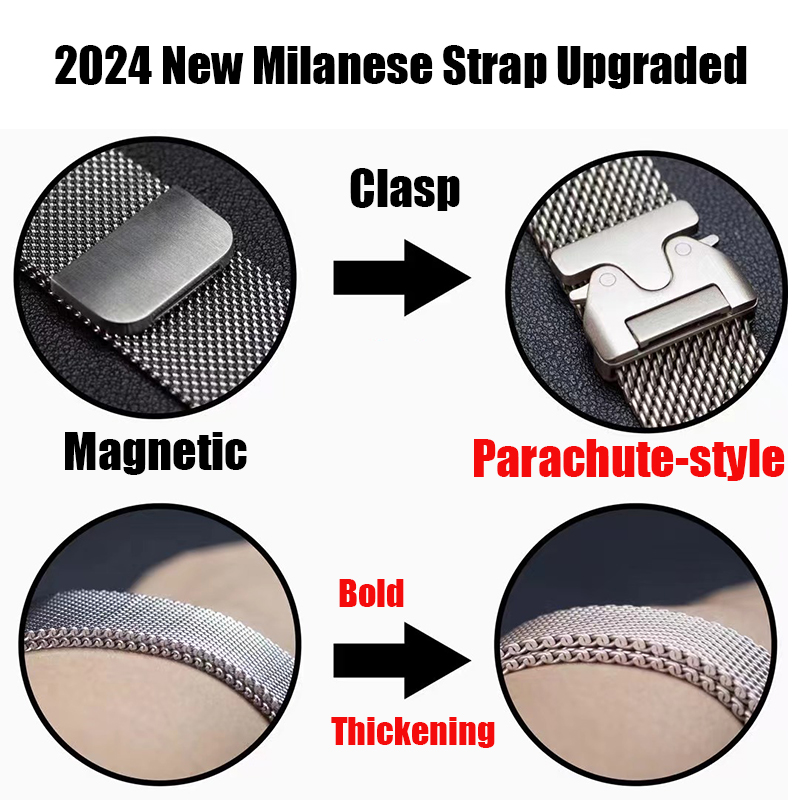 Milanese gelang jam tangan App - Mesh Coil Strip ulasan dan harga